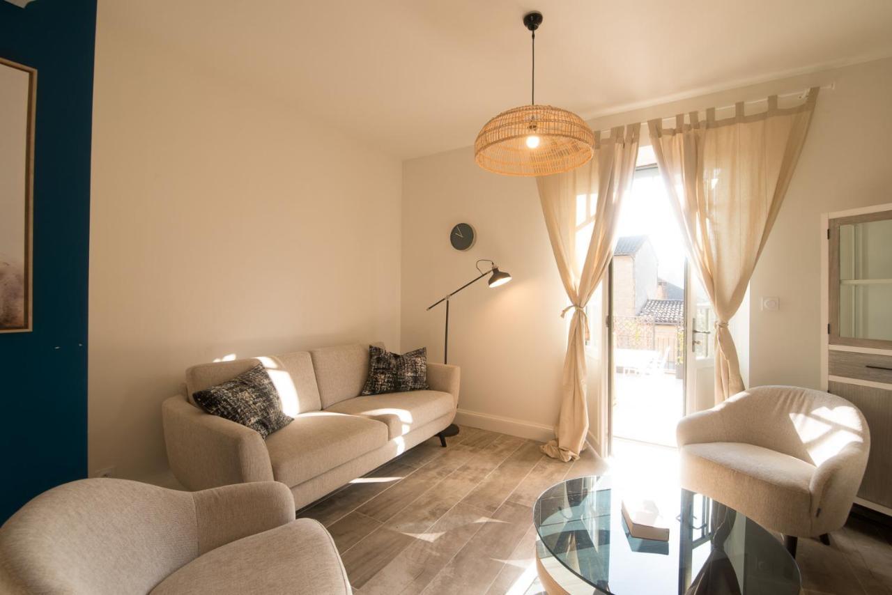 Apartmán La Belle Terrasse Avec Climatisation Et Parking Prive Sarlat-la-Canéda Exteriér fotografie